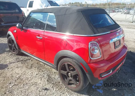 2015 Mini Convertible Cooper S z USA, uszkodzony, nr VIN WMWZP3C50F2A91019